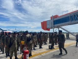 Operasi Damai Cartenz 2022, Pasukan Brimob Kalteng Tiba di Papua