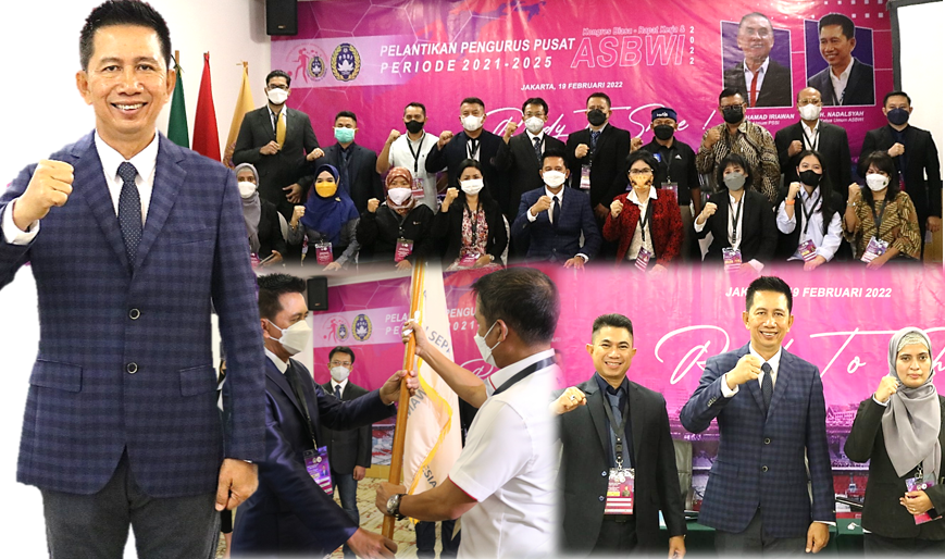 PSSI LANTIK NADALSYAH SEBAGAI KETUM ASBWI PERIODE 2021-2025