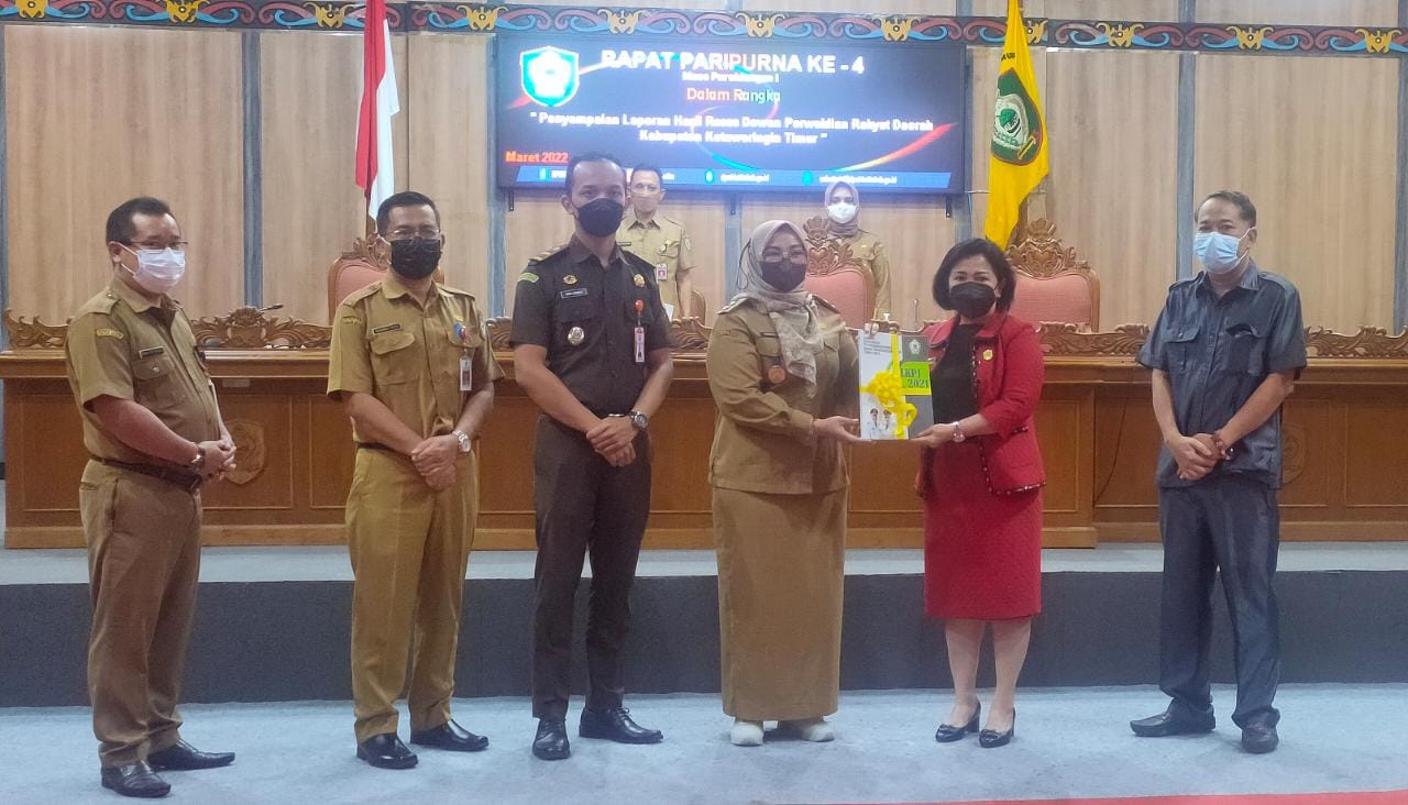 DPRD Kotim Terima LKPJ Bupati Kotim