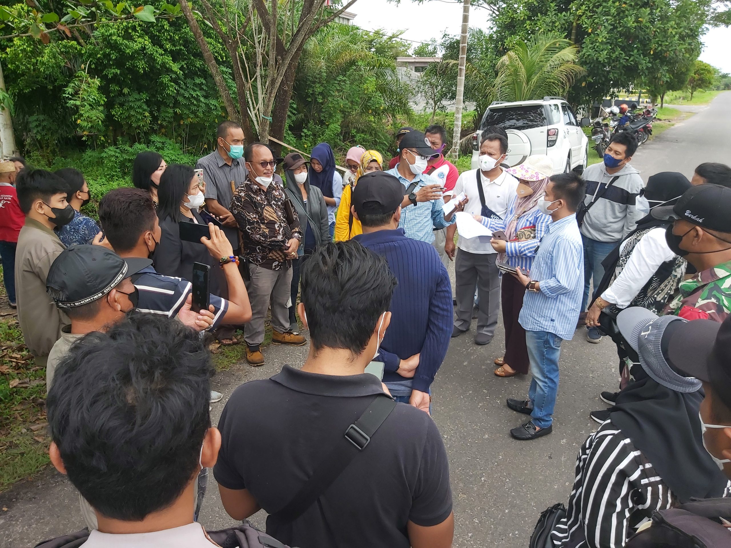 Pemeriksaan Tanah Sengketa Diwarnai Aksi Keberatan