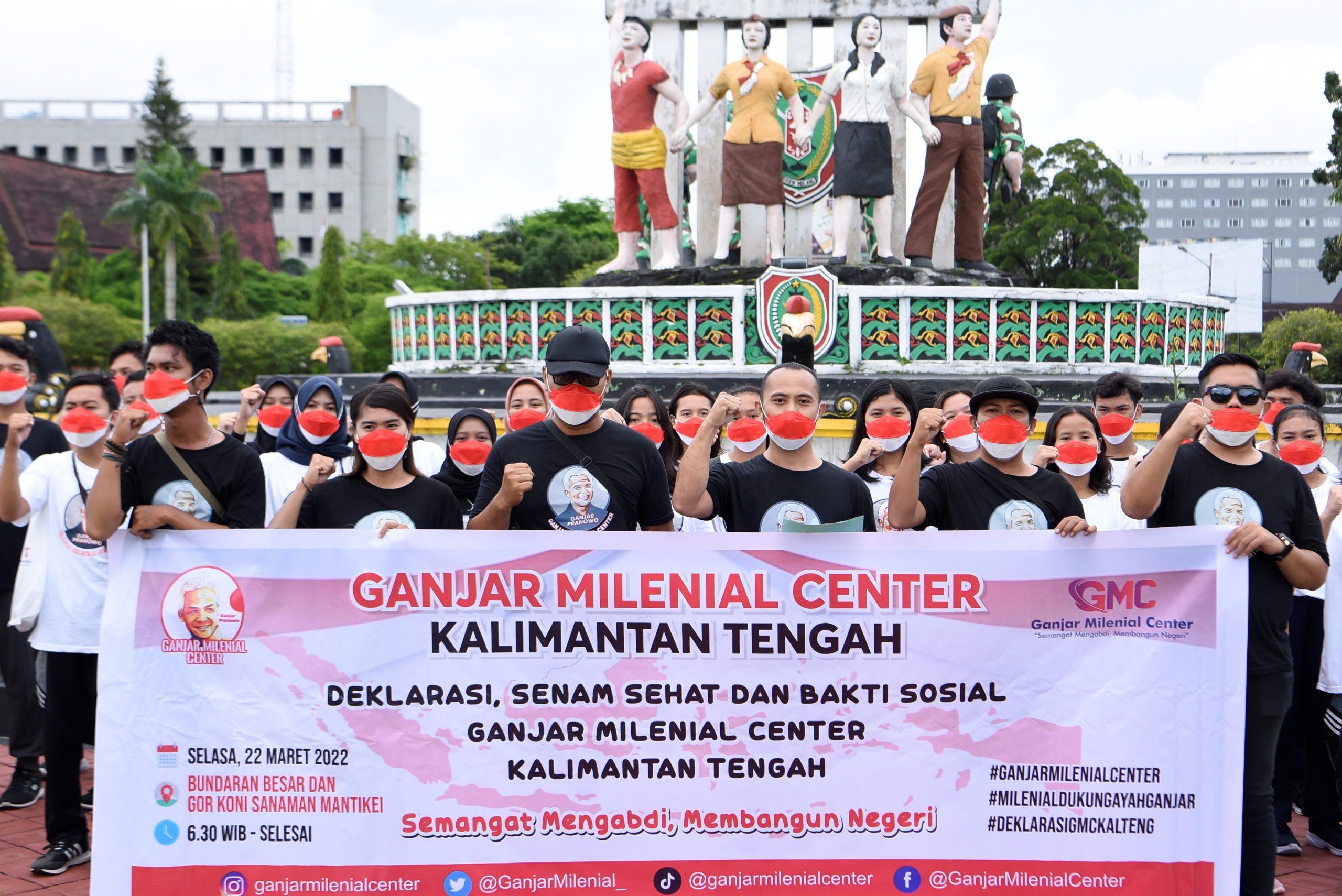 Milenial Kalteng: Ganjar Sosok yang Tepat Jadi Penerus Jokowi