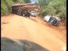 Mobil Sekretaris DLH Katingan Tabrakan Truk Kayu Log PT Dwima