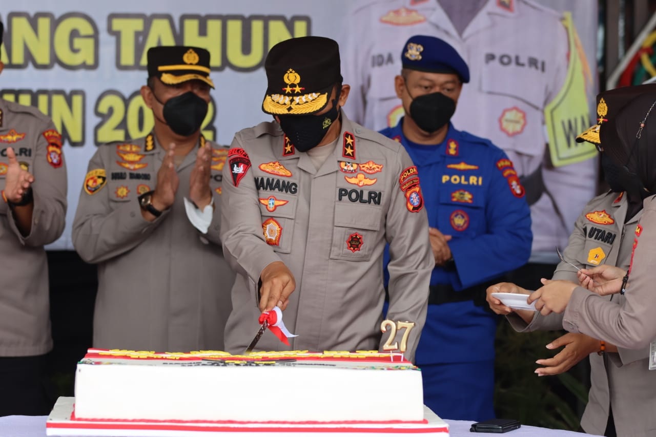 HUT KE-27 POLDA KALTENG-Kapolda: Usia Energik, Pola Tindak Makin Cerdas