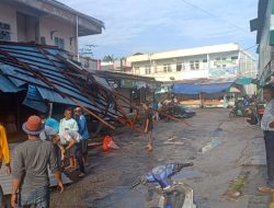 Atap Pasar Besar Ambruk, Pasar Kahayan Bocor