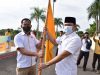 LIGA PELAJAR & KEJURDA- Bupati Lamandau Lepas Kontingen Taekwondo dan Panahan