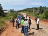 Bupati Lamandau Tinjau Perbaikan Jalan Sepaku-Perigi