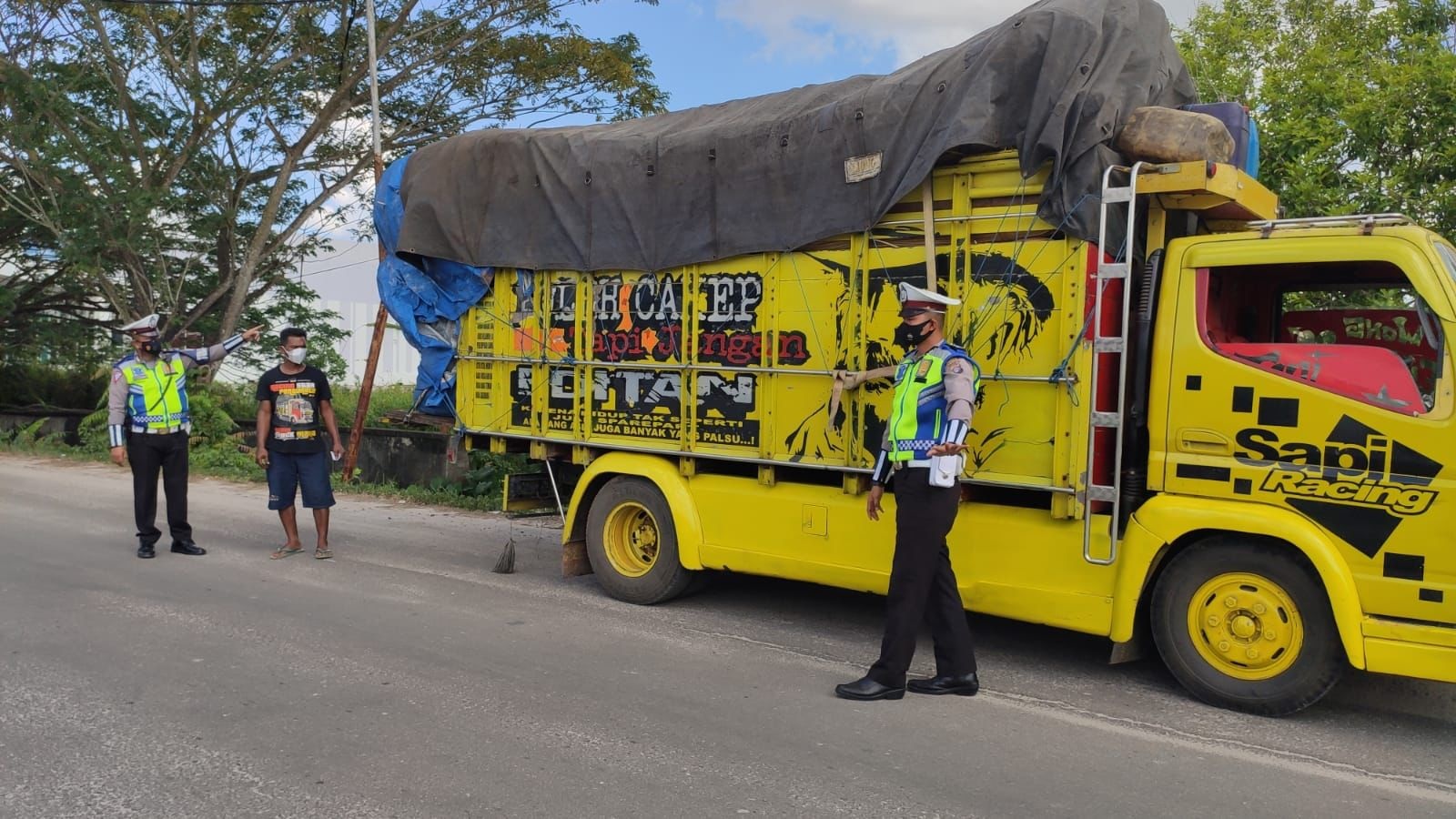 2 Bulan Ditlantas Polda Kalteng Tindak 1.839 Pelanggar ODOL