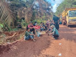 Bumdes Desa Pamalian Dilarang Lintasi Jalan PT Task III