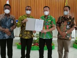 PEMBANGUNAN DERMAGA DAN JEMBATAN -Sekda Kapuas dan Batola MoU Berita Acara Rapat Finalisasi