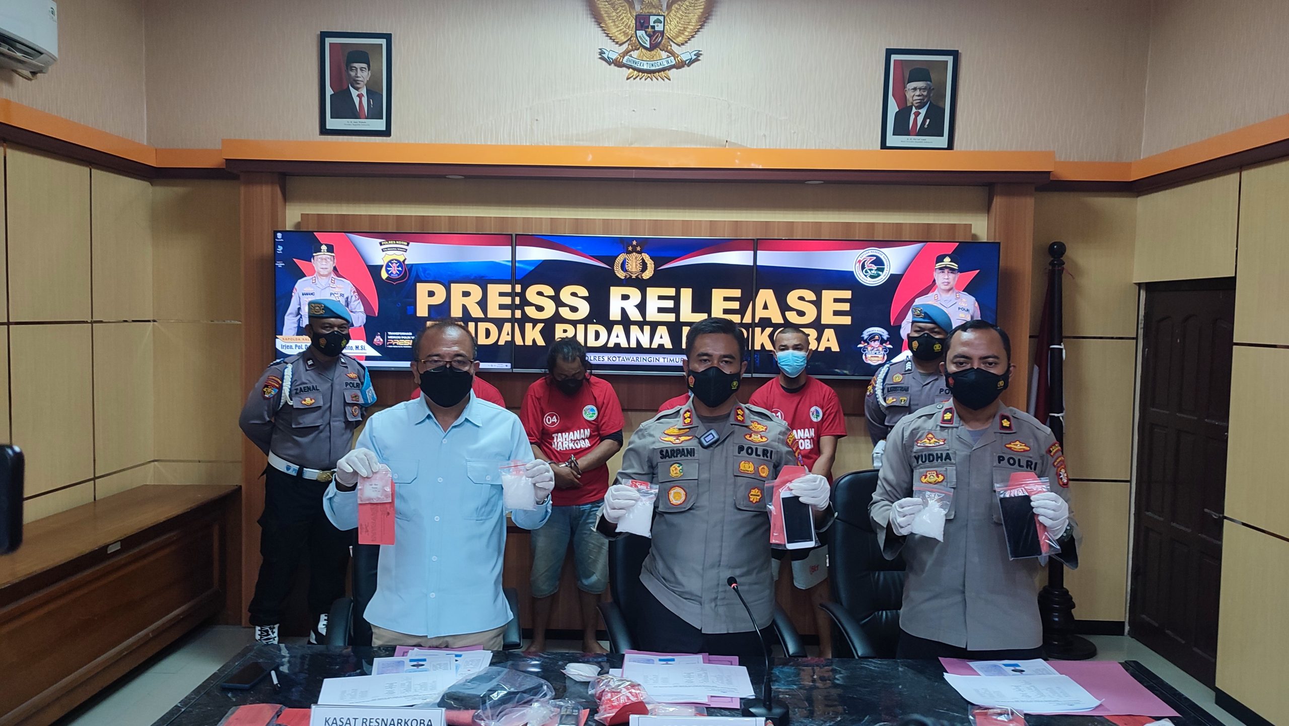 3 Ons Lebih Sabu dari Pontianak Gagal Beredar di Kotim