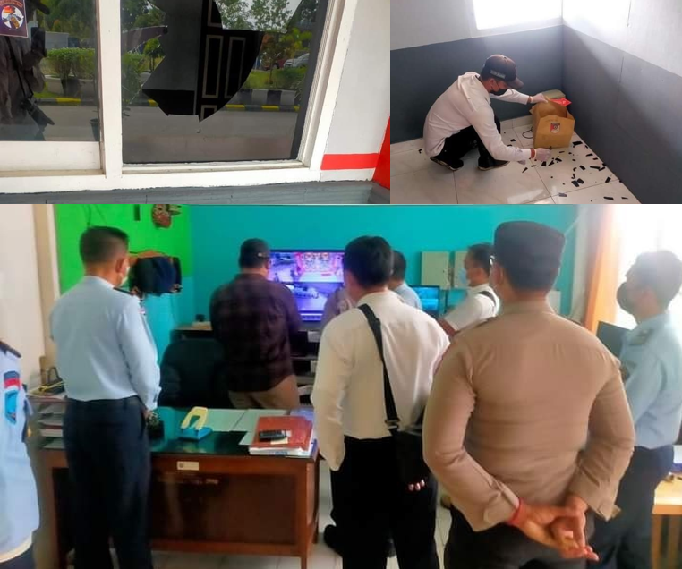 Rutan Palangka Raya Diteror Pria Misterius