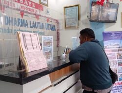 Penjualan Tiket Kapal di Sampit Turun 75 Persen