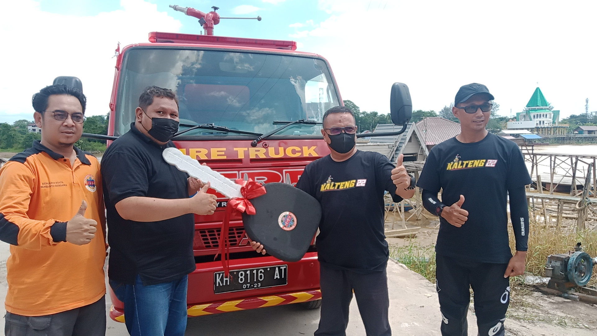 Tanggap Bencana, Kalteng 22 Bantu Mobil Damkar