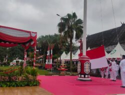 Meski Hujan, Upacara HUT RI ke 77 Tetap Khidmat