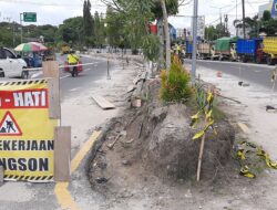 Mempercantik Estetika Kota, PUPR Kobar Rehabilitasi Plangson 