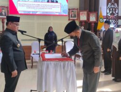 Bupati Lantik Satu Pejabat Dari Instansi Vertikal