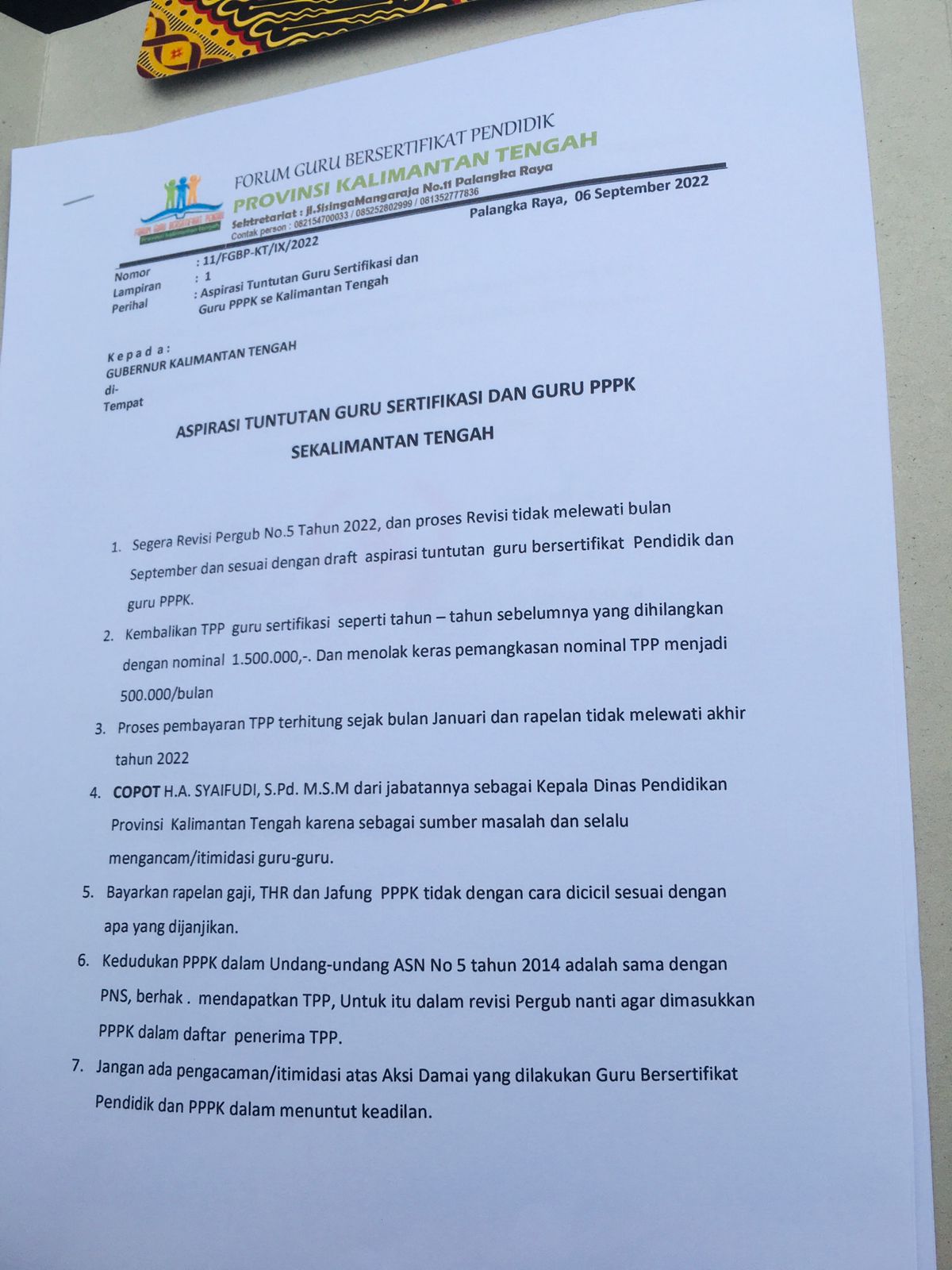 Peraturan Gubernur Disebut Diskriminasi dan Rugikan Guru