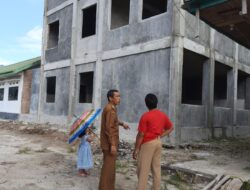 Ini Bangunan Puskesmas Kota Besi yang Mangkrak