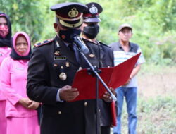 Wakapolres Pimpin Upacara Pemakaman Mantan Kapolsek Mendawai