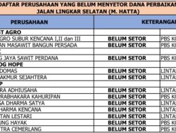 Ini 12 Perusahaan Ogah Setor Dana Perbaikan Jalan