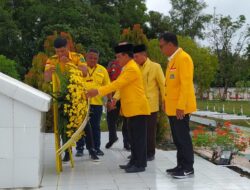 Rangkaian HUT ke-58,Golkar Kalteng Gelar Ziarah Nasional ke TMP Sanaman Lampang
