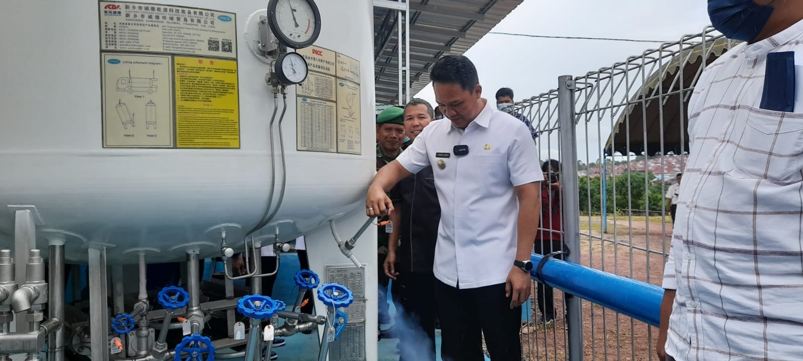 Bupati Resmikan Gas Medis RSUD Lamandau