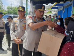 Kapolda Kalteng Tinjau Dapur Umum Dan Pengungsian