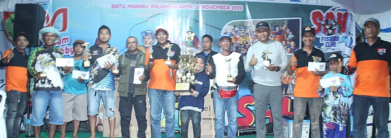 HUT Pertama, SAH Gelar Lomba Mancing Perebutkan Piala Wagub