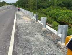 Baru Diresmikan, Besi Jembatan Penda Barania Layang Raib