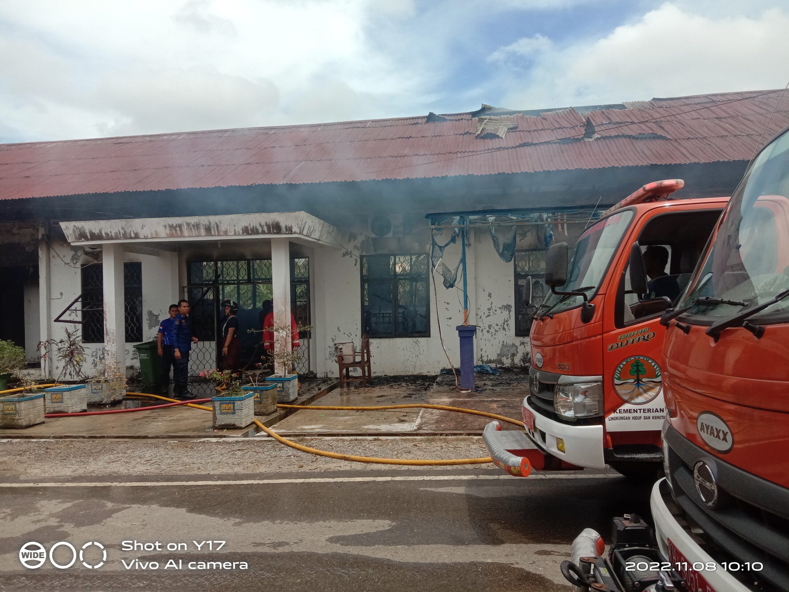 DPUPR Barut Terbakar, Kerugian Miliaran Rupiah 