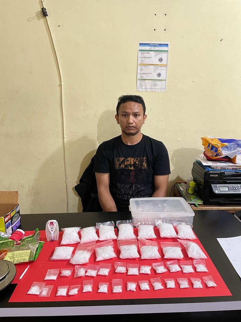 Polresta Gagalkan Peredaran 1 Kg Sabu