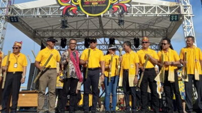 Bupati Lamandau Resmi Buka Festival Babukung 2022