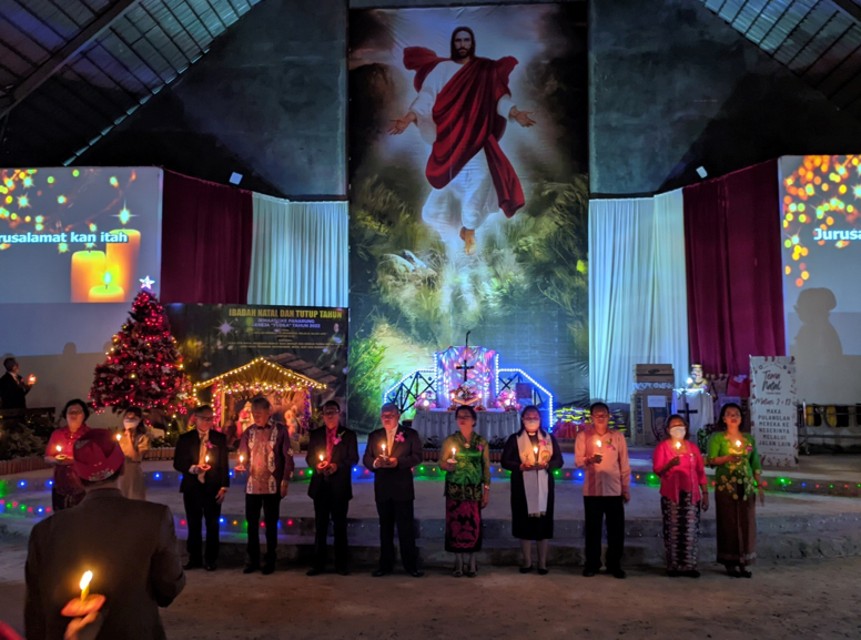 Kemeriahan Ibadah Natal Perdana Gereja Yudea GKE Panarung