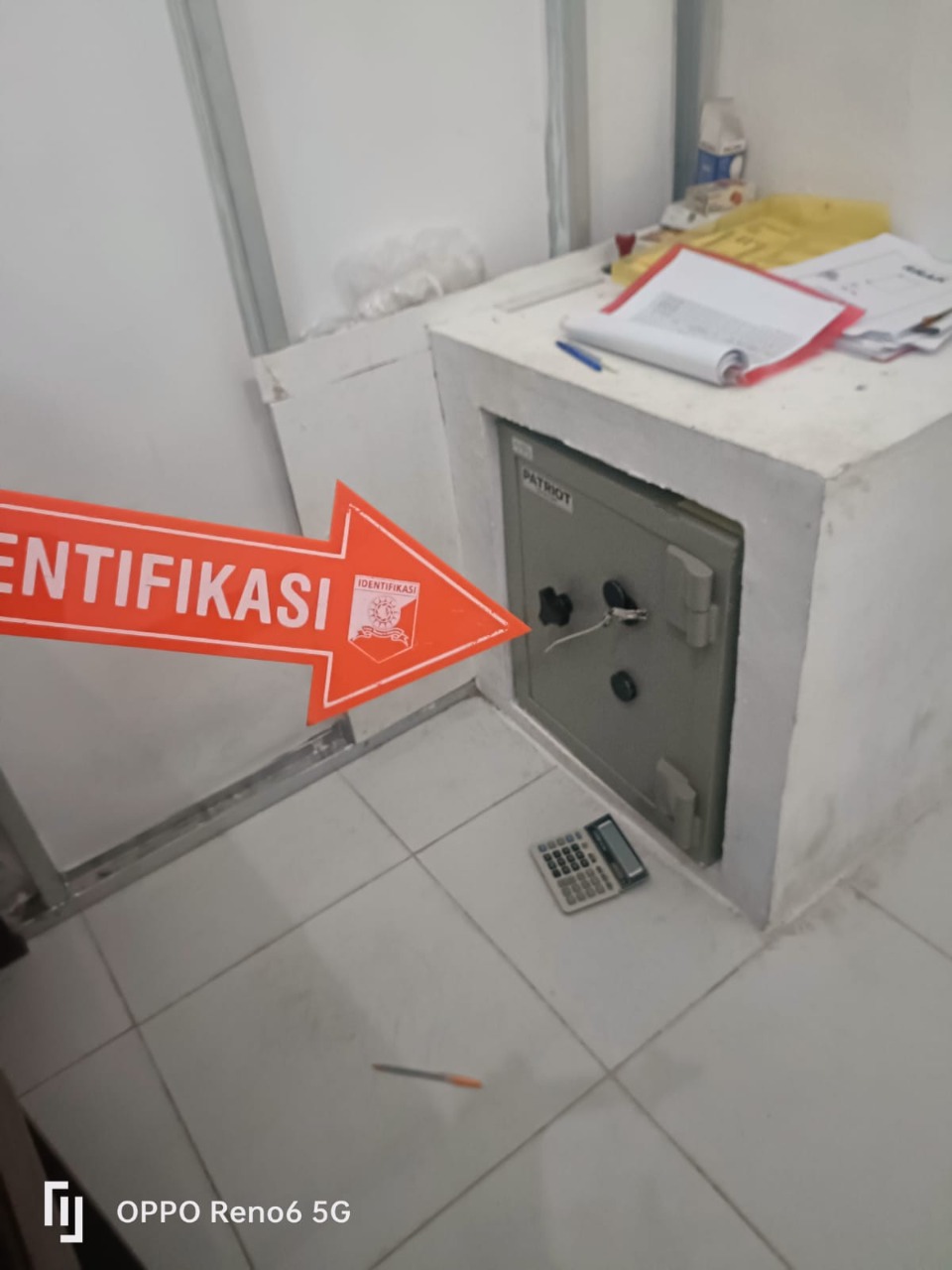 Brankas Alfamart Jalan Bukit Raya Bobol, Rp72 Juta Raib