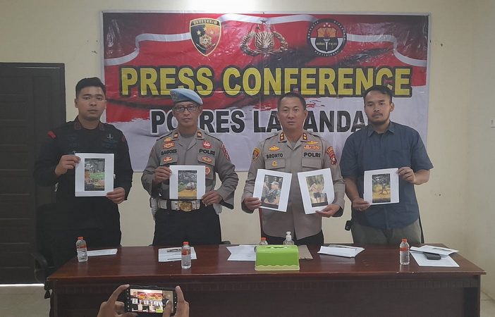 Polres Lamandau Tangkap 4 Terduga Pelaku Pencurian TBS PT SHS