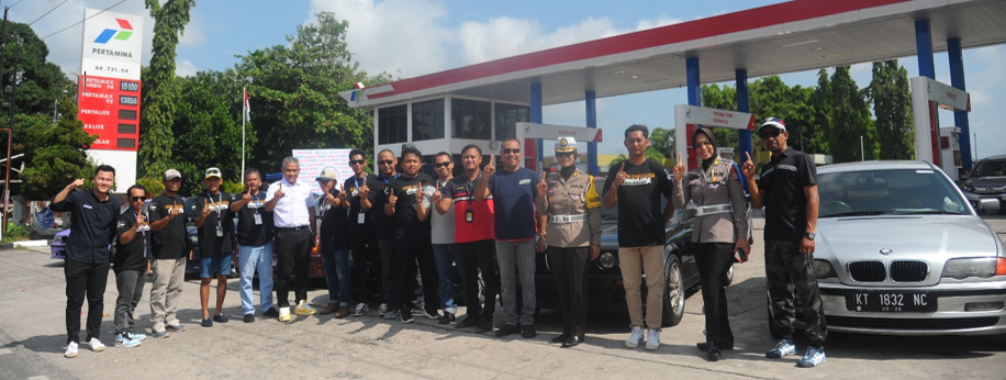 10 TAHUN BMWCCI PALANGKA RAYA CHAPTER-Kampanye BBM Ramah Lingkungan dan Bayar dengan MyPertamina