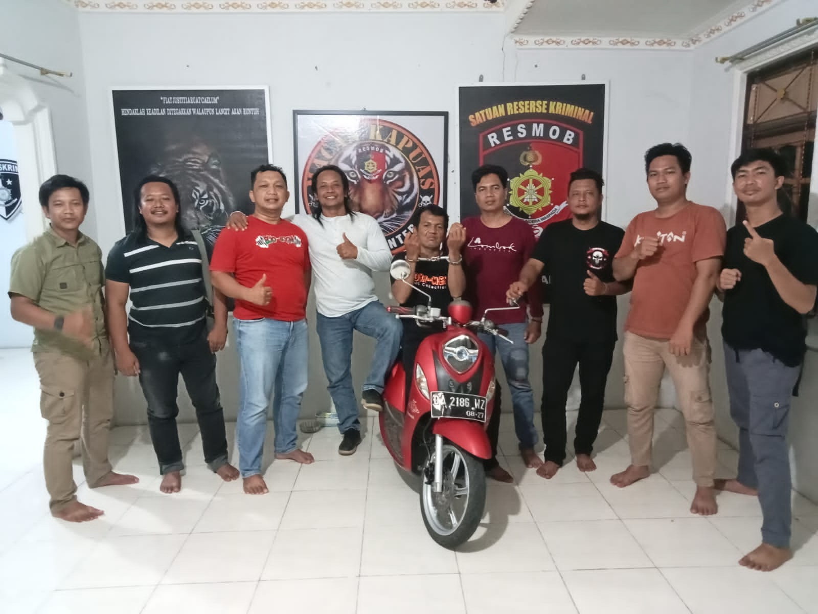Tim Gabungan Resmob Polres Pulpis dan Kapuas Bekuk Pelaku Curanmor