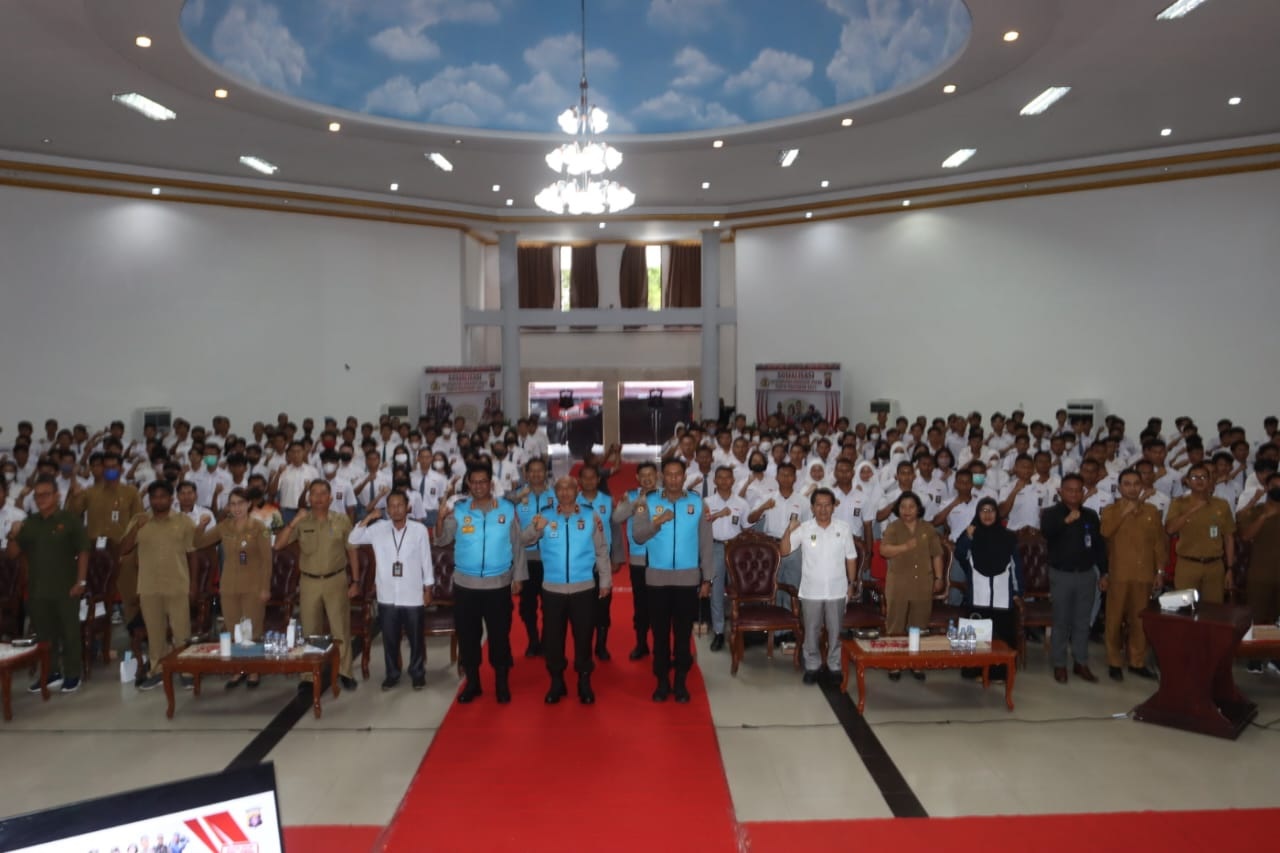 260 Pelajar SMA Hadiri Sosialisasi Penerimaan Anggota Polri