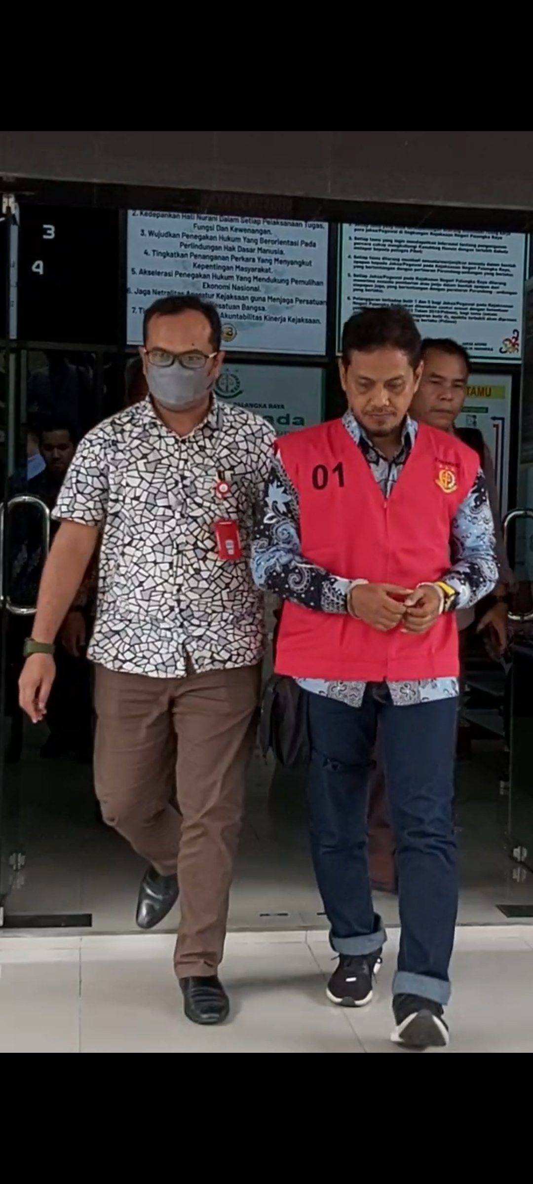 Pejabat DPKP Palangka Raya Ditahan Kejaksaan