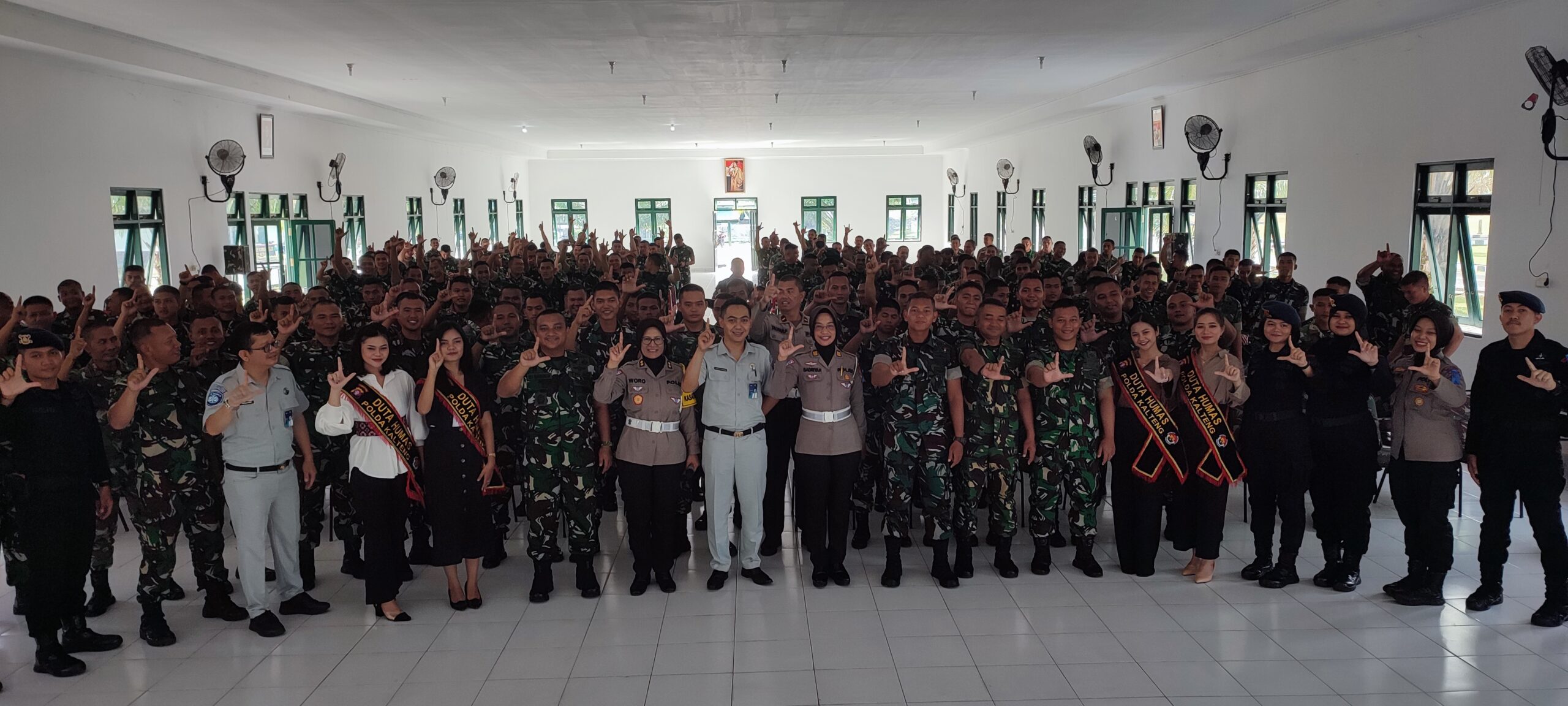 Ketika Ratusan Prajurit TNI Ikuti Sosialisasi Tertib Berlalu Lintas 