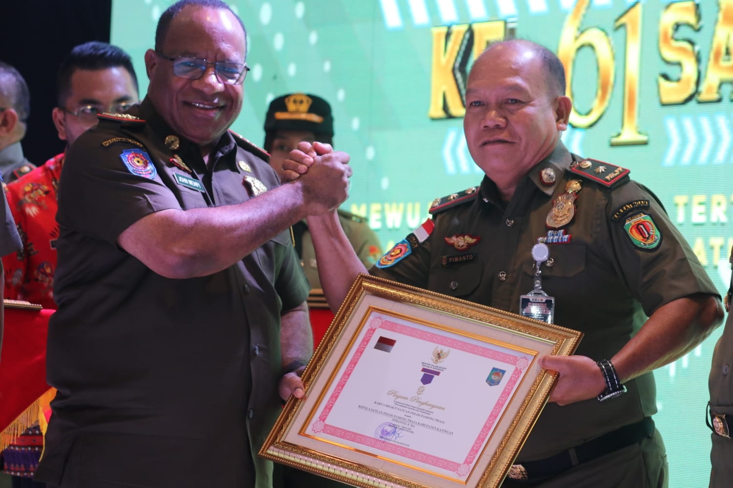 Satpol PP Katingan Raih Peringkat Terbaik Nasional