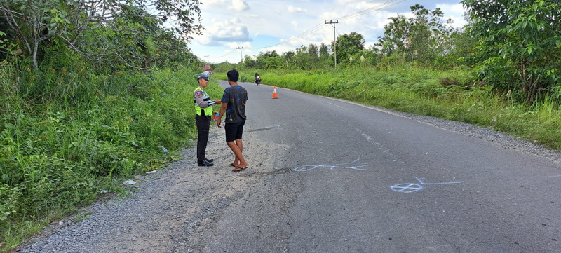Kecelakaan Maut di Bagendang Hilir Renggut Nyawa Pemotor