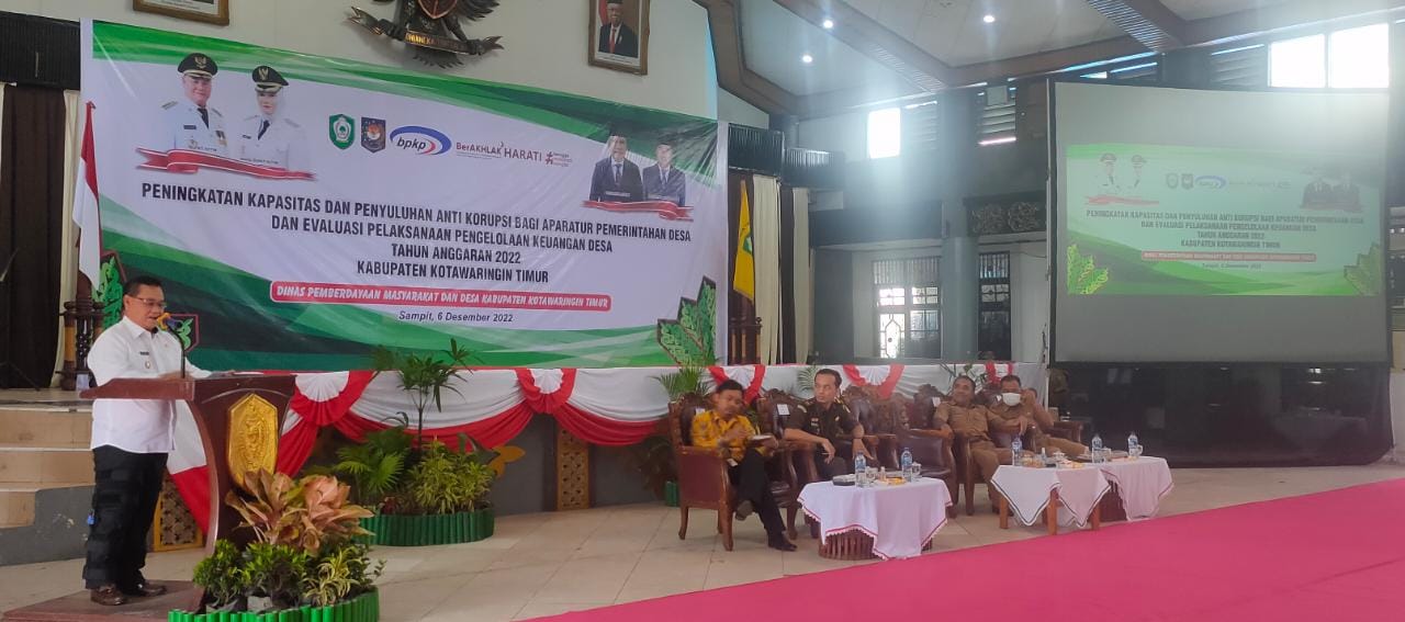 Bupati Peringatkan Kades dan BPD Jangan Korupsi