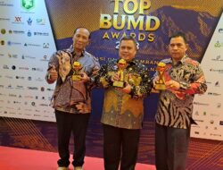 PENGHARGAAN TOP BUMD AWARDS 2023 -Perumda Air Minum Tirta Arut Predikat Bintang 5 (Star V) Untuk Ke-2 Kalinya