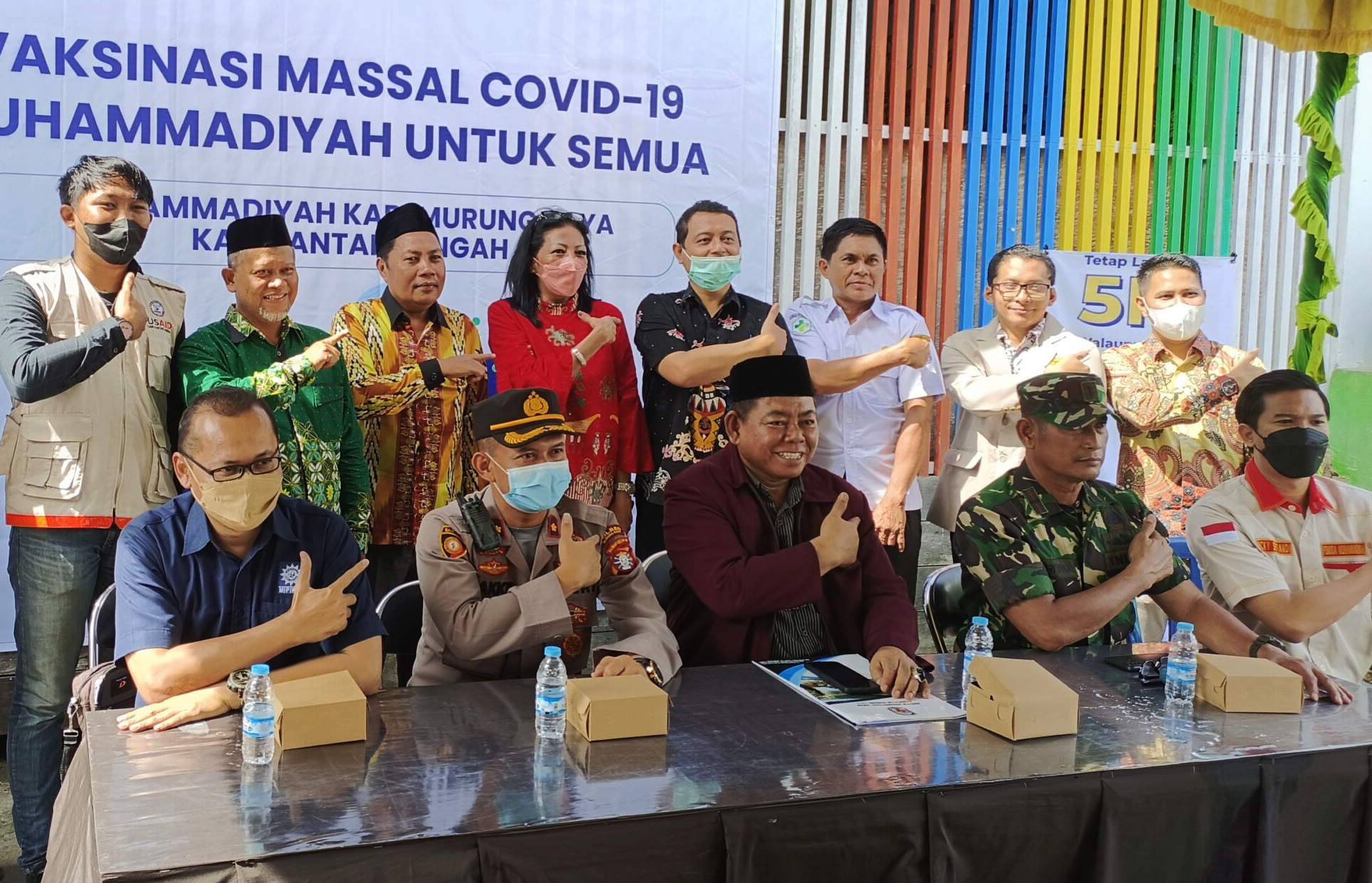 Pemkab Mura Dukung Vaksinasi Massal Covid-19 Muhammadiyah Di Puruk Cahu