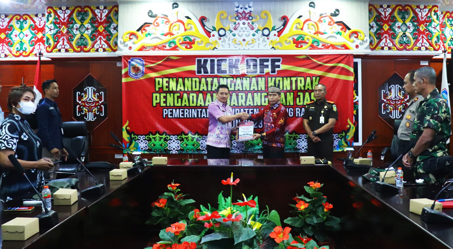 Pemkab Mura Ikuti Kick Off Penandatanganan Kontrak Percepatan Pembangunan Daerah