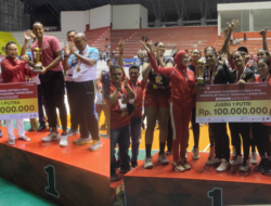 Bhayangkara Polda Kalteng dan BHS 73 Kalteng Juara Gubernur Cup Bola Voli Nasional 2023 Kalteng