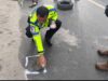 Pelaku Tabrak Lari Diburu, Diduga Dump Truk 