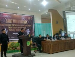 KPU Pulpis Gelar Rapat Pleno Terbuka Rekapitulasi dan DPT Tingkat Kabupaten Pulpis Tahun 2024