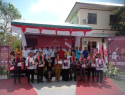 Bupati Pulpis Hadiri Serah Terima Kirab Pemilu Tahun 2024